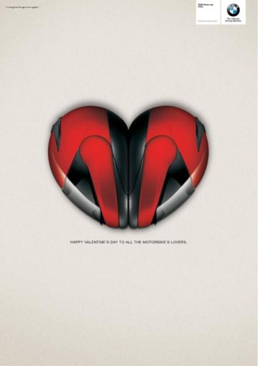 bmw valentine's advertisement