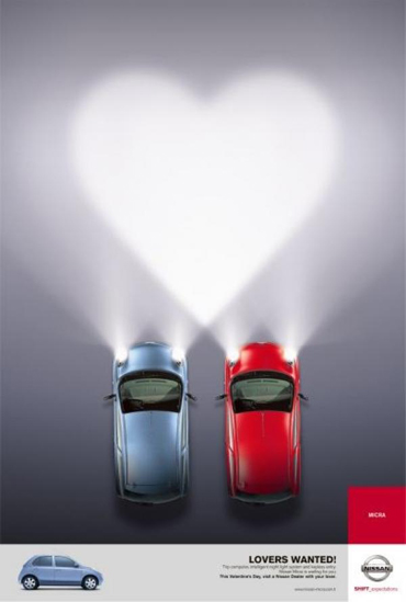 nissan valentine's advertisement