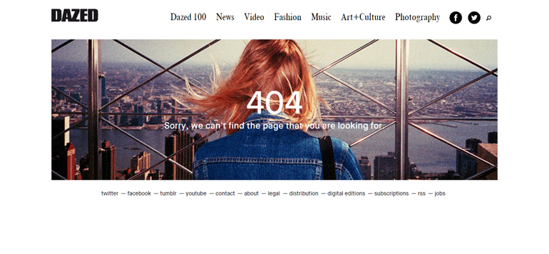 dazed and confused 404 error