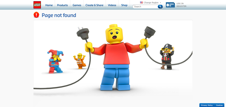 lego 404 error