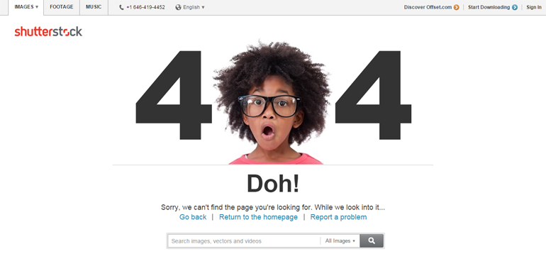 shutterstock 404 error