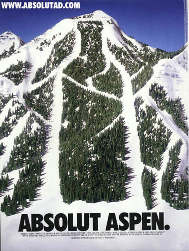 absolut advert aspen