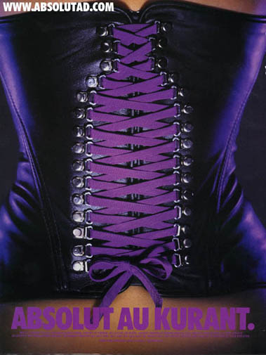 absolut advert aukurant corset