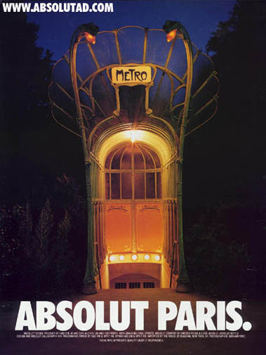 absolut advert paris