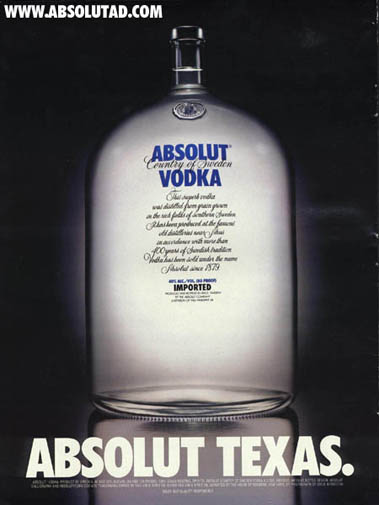 absolut advert texas