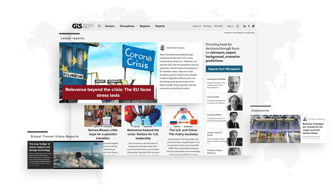 How we designed a geopolitical reporting site behind a paywall for Geopolitical Intelligence Services?
