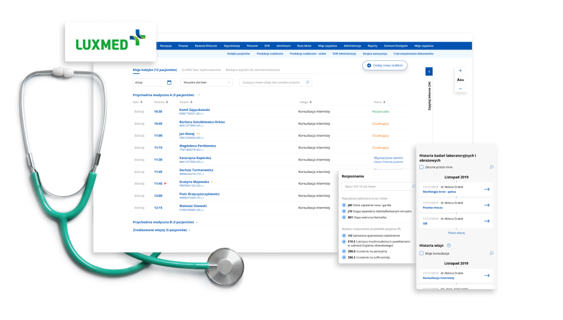 How we built a new user interface for doctors at LUX MED