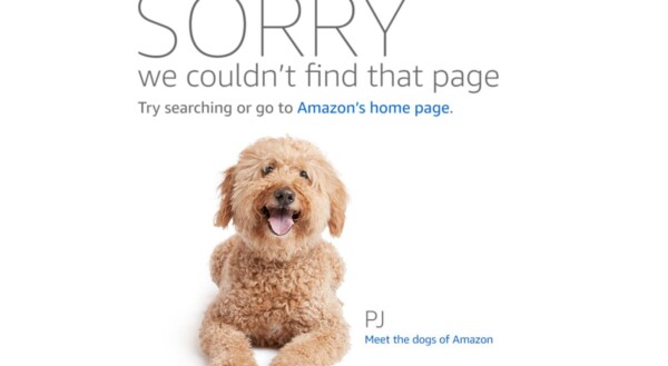 Komunikat błędu 404 amazon