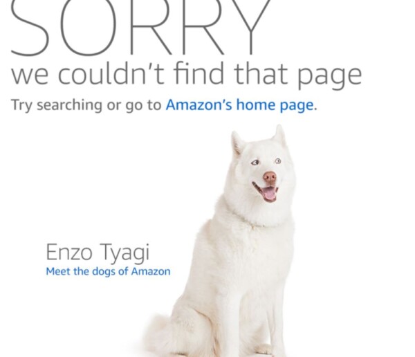 Komunikat błędu 404 amazon