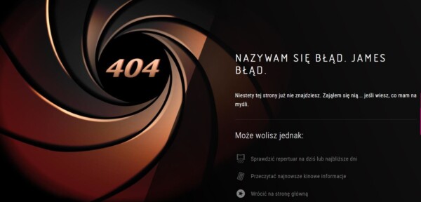 Komunikat błędu 404 multikino